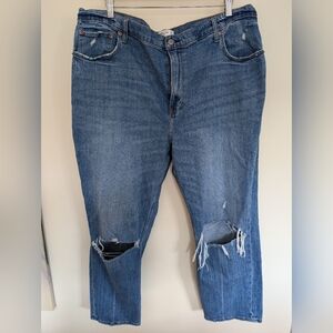 Abercrombie & Fitch The Ankle Straight Ultra High Rise 35 / 20r